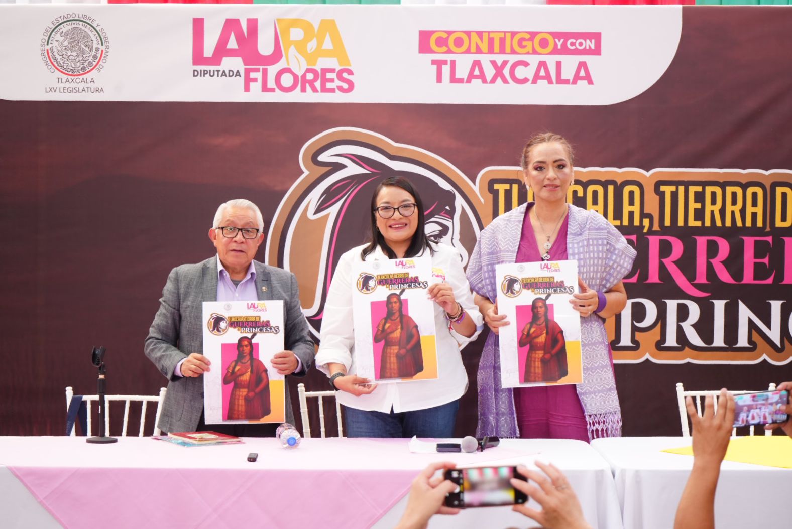 Presentan gira cultural y educativa 'Tlaxcala, tierra de guerreras y princesas' en el Congreso del Estado